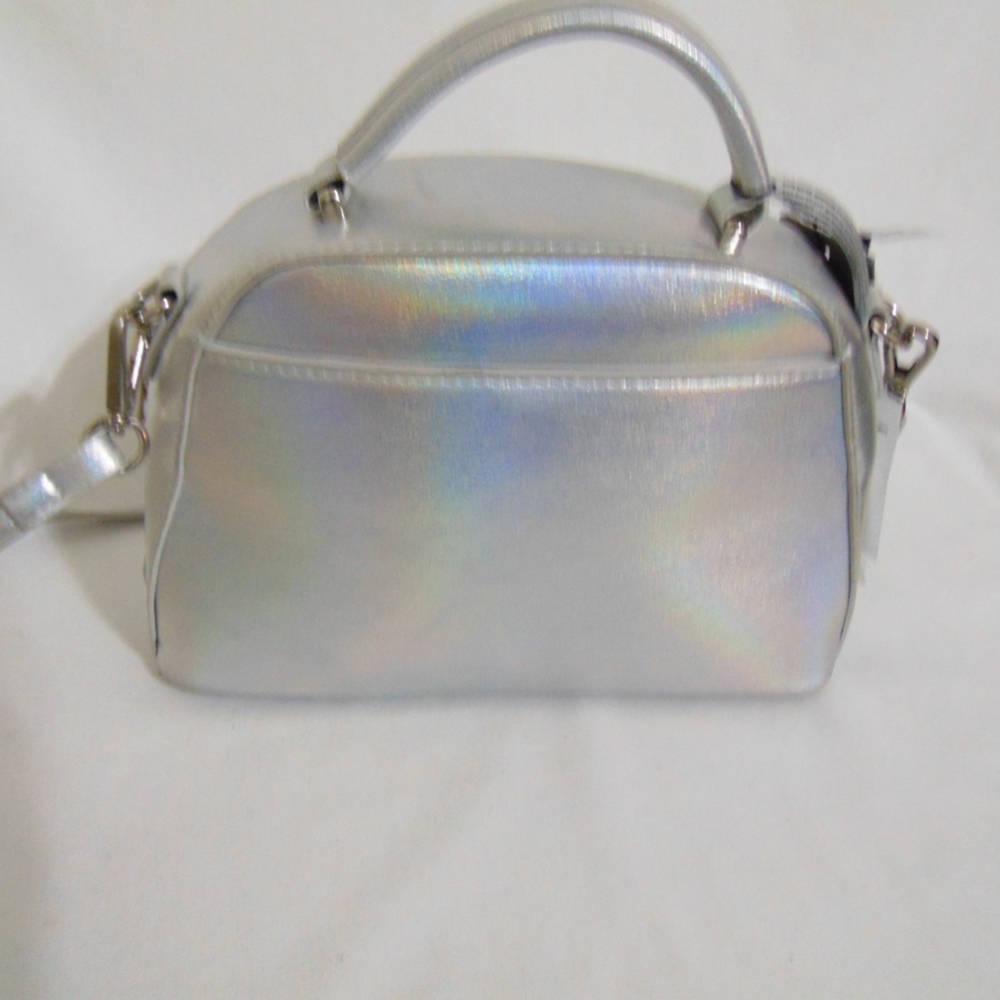 Street Level Silver Metallic Crossbody - Picture 6 of 8